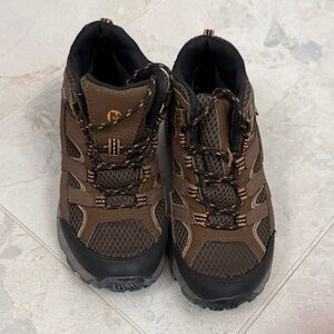 Merrill kids brown Hiking Shoes 13.5